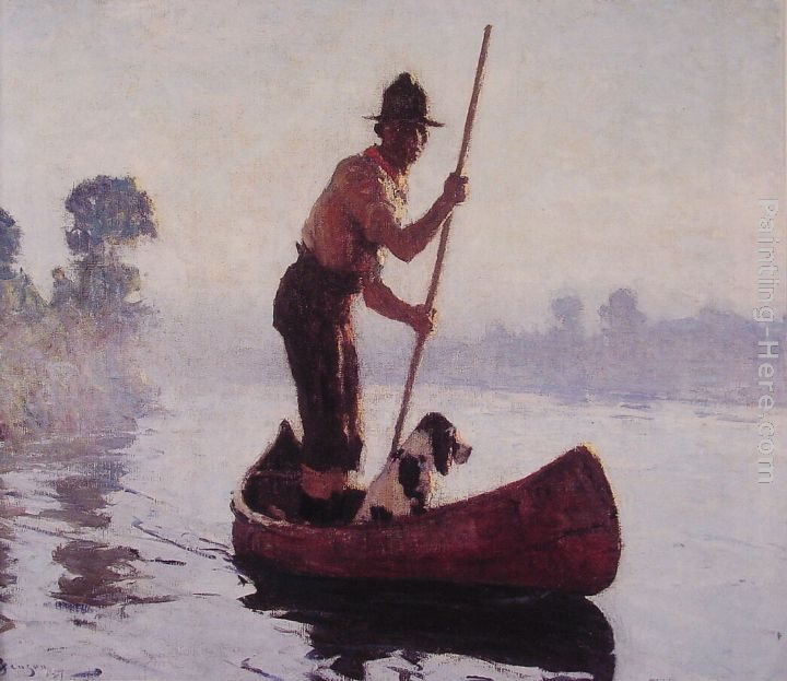 Frank Weston Benson Indian Guide